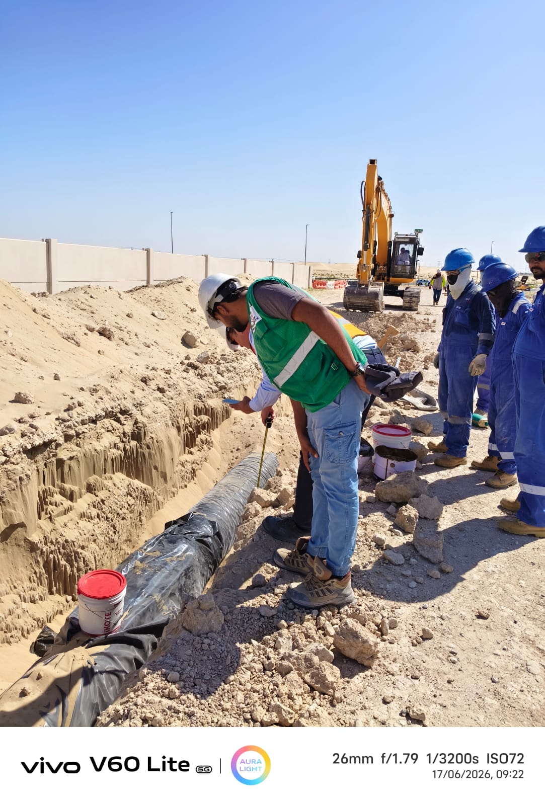 Water Network at Al Asheesh - Site Progress 4
